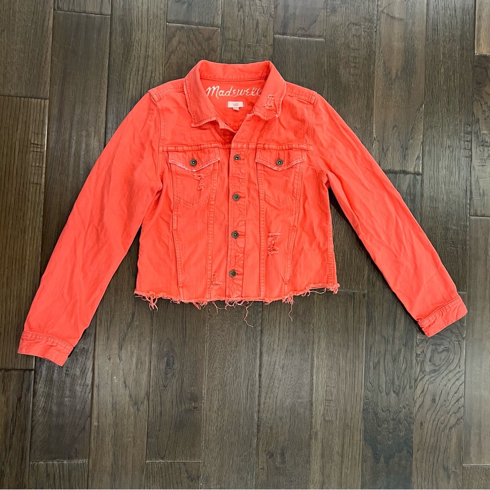 Madewell Distressed Jacket - Picture 2 of 14